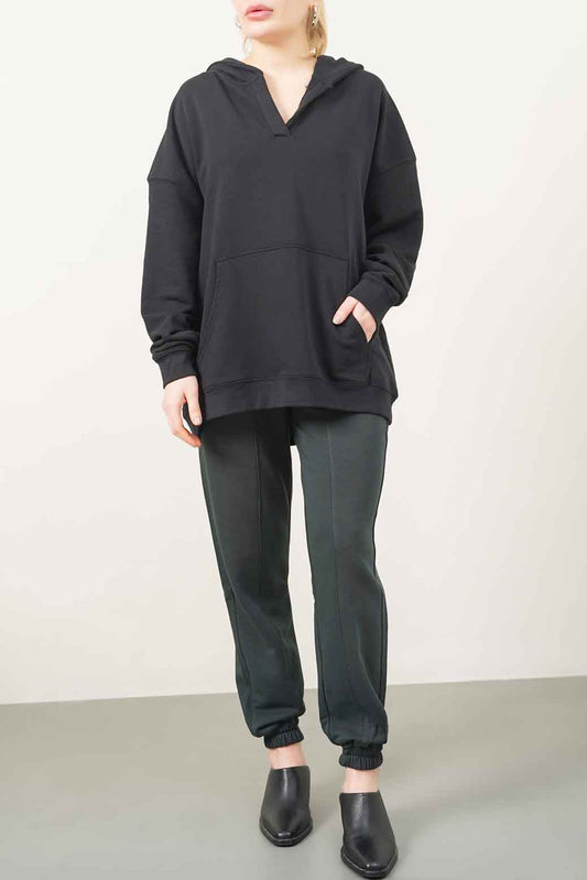 Jumboty Oversized Cotton Blend Hoodie - Jumboty